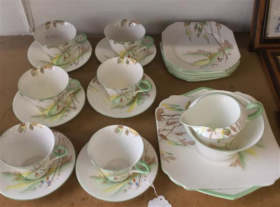 21 piece Shelley tea set